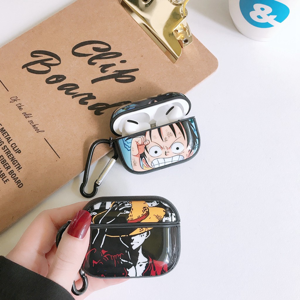 Vỏ Bảo Vệ Hộp Sạc Tai Nghe airpods pro Họa Tiết Hoạt Hình One piece Kiểu Nhật Bản