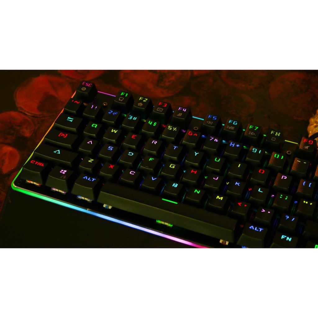 Bàn phím cơ quang E-Dra EK308 RGB Plus (USB/Optical switch/Đen) - Phiên bản nâng cấp, có thêm các phím Multimedia | WebRaoVat - webraovat.net.vn