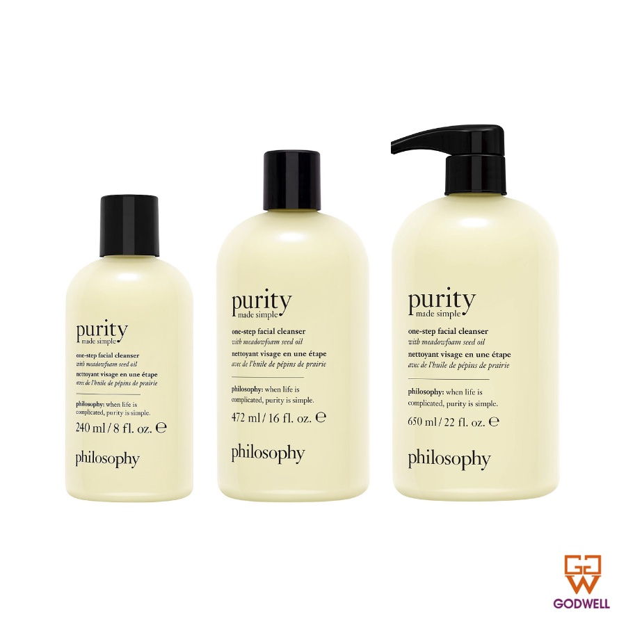 Sữa rửa mặt Philosophy Purity Made Simple One-step Facial Cleanser