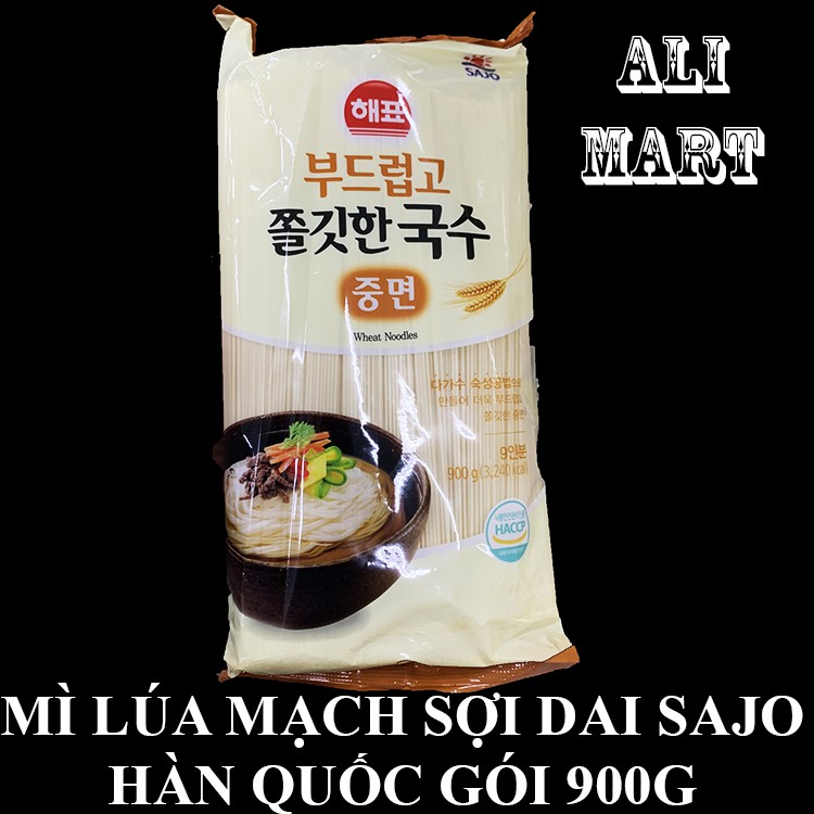 MÌ LÚA MẠCH SỢI DAI SAJO HÀN QUỐC GÓI 900G