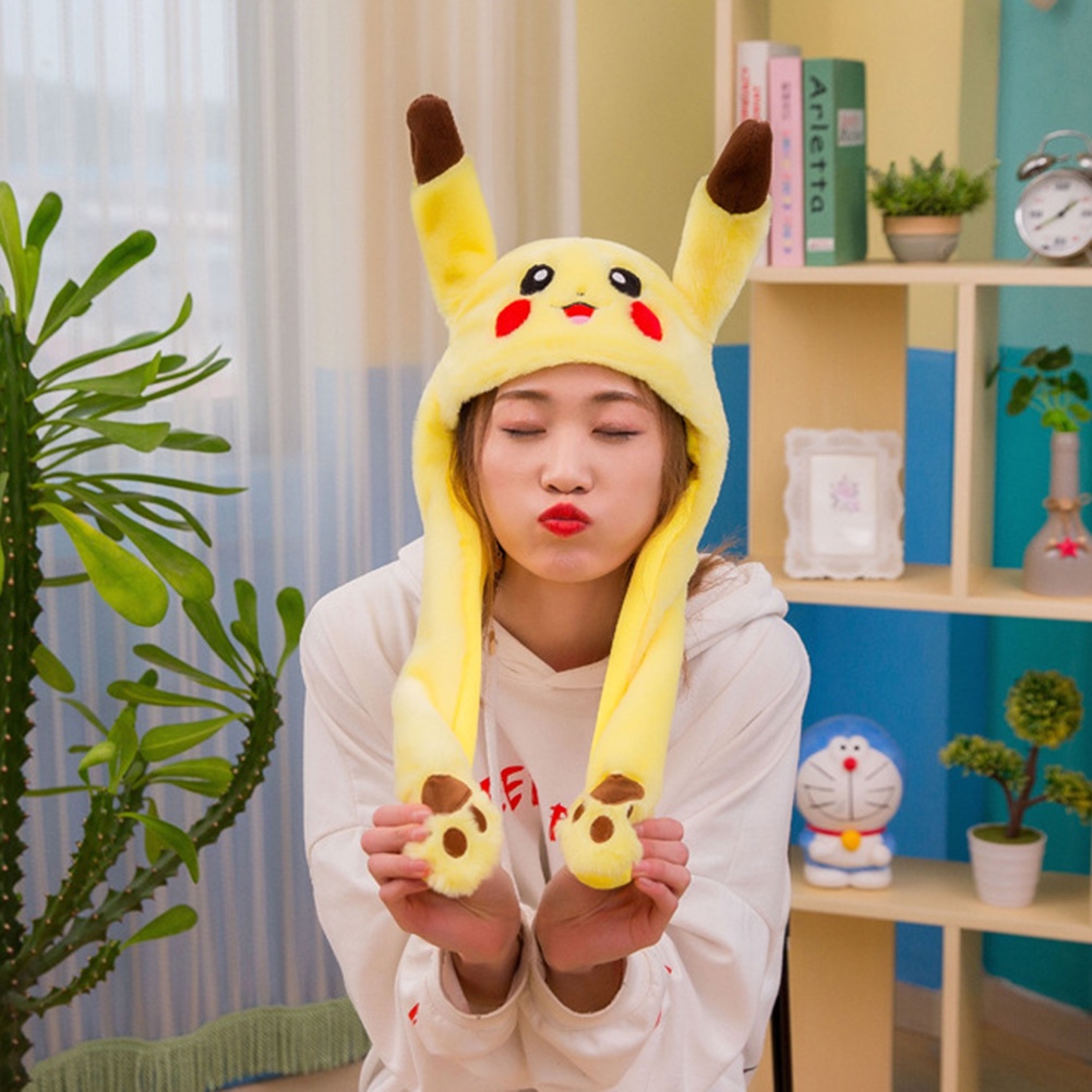 Nón nhồi bông hình Pikachu dễ thương 60cm