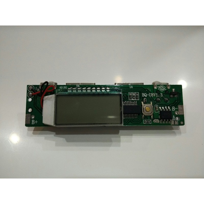Mạch sạc dự phòng 2A 2 cổng ra có LCD hiển thị