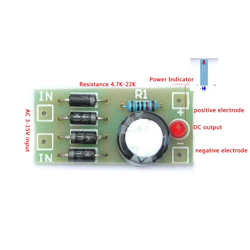 Bộ chuyển đổi dòng điện AC-DC 6 / 12 / 24V sang 12V