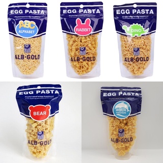 Mì Nui Trứng ABC Alphabet Egg Pasta hình chữ cái/ thỏ/ cá heo/ gấu/ khủng long 90g
