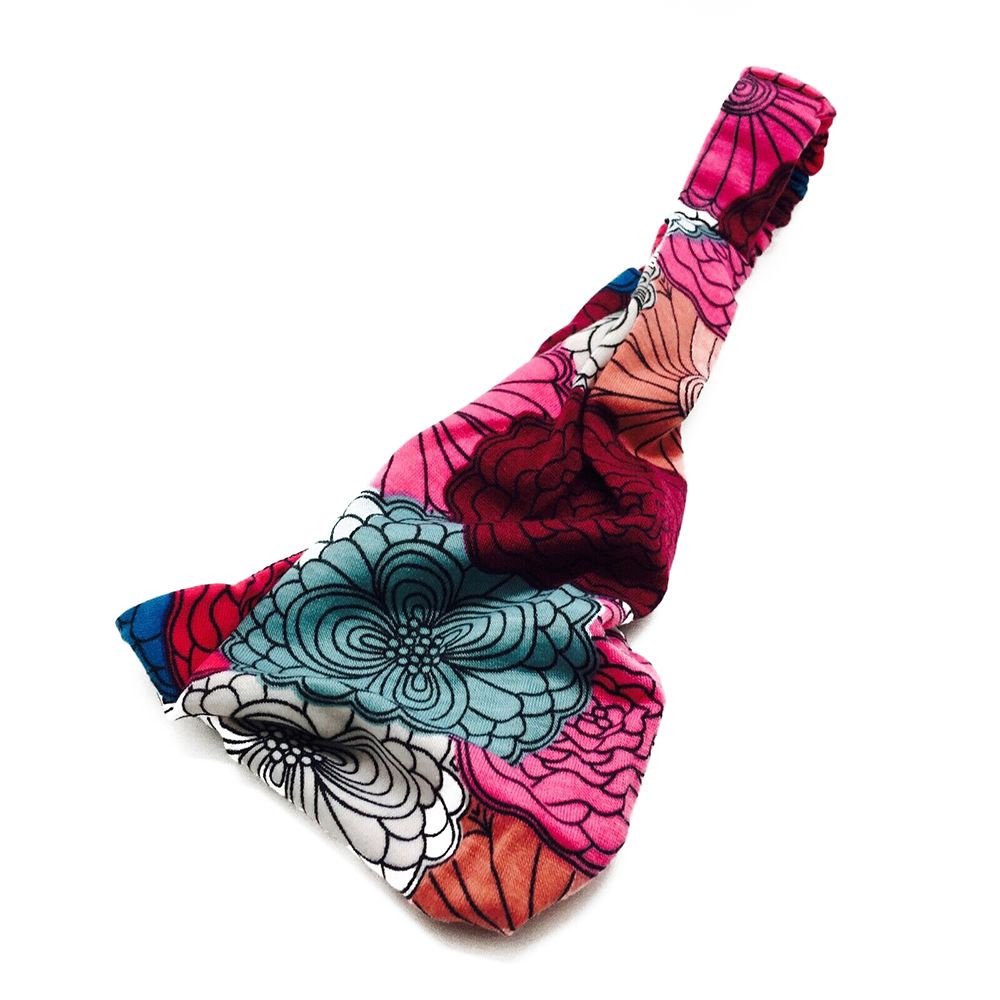 Băng đô cài tóc bản rộng co giãn thấm hút mồ hôi dành cho nữ tập yoga