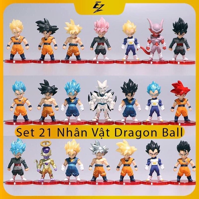 Set 21 Nhân Vật DragonBall Tuyệt Phẩm