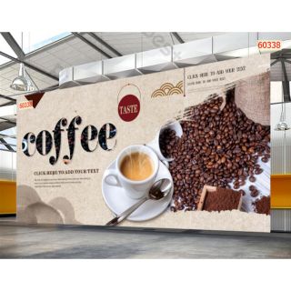 Tranh 3D dán quán cafe