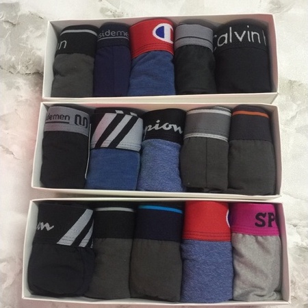 [Combo Hộp 5 chiếc] quần sịp nam  , chất liệu cotton co giãn bốn chiều (sịp đùi)
