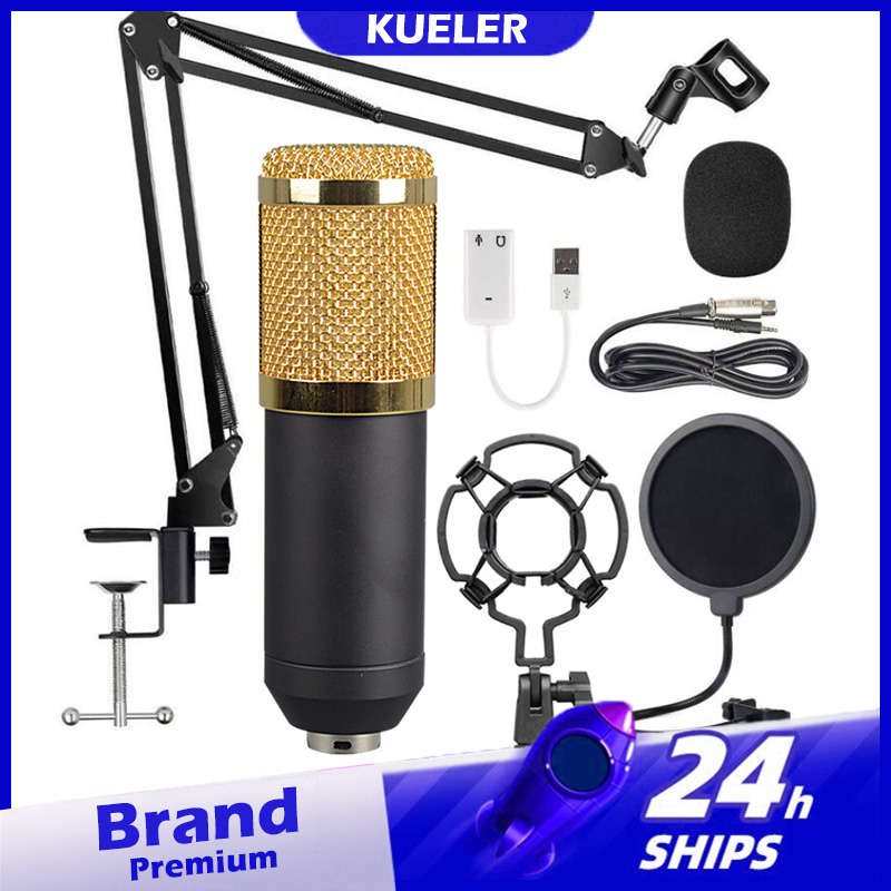 BM 800 Mic Karaoke Loa Microphone Condenser Thu âm cho Radio Phát thanh Hát Ghi âm KTV Karaoke Mic