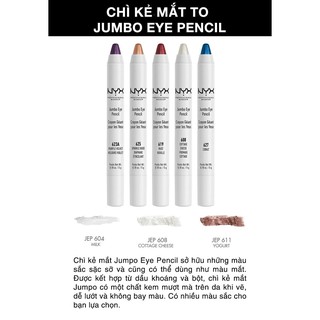 Chì Kẻ Mắt + Phấn Mắt ĐA NĂNG NYX JUMBO EYE PENCIL