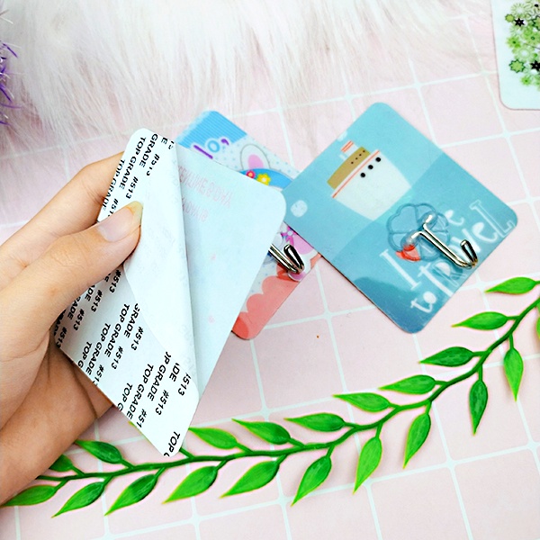 Set 10 móc dán tường đa năng chịu lực 3D siêu dính 101256