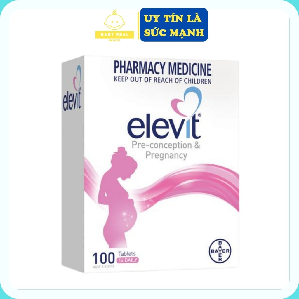 Elevit bầu chính hãng Úc - Vitamin bà bầu 100 viên