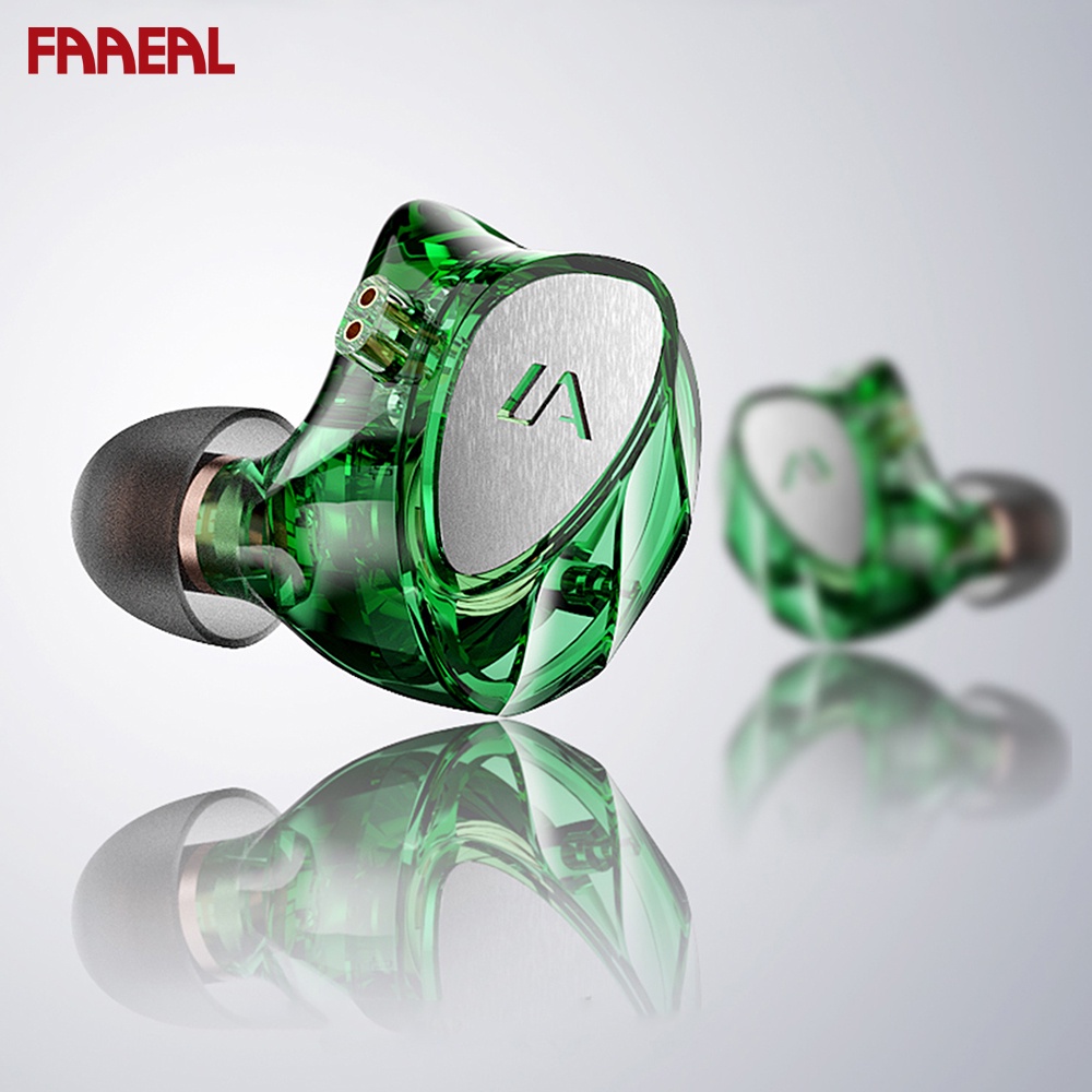 Tai Nghe Nhét Trong FAAEAL LF1 HIFI 1DD Chống Ồn Có Nam Châm Và Dây Cáp Tháo Rời Được