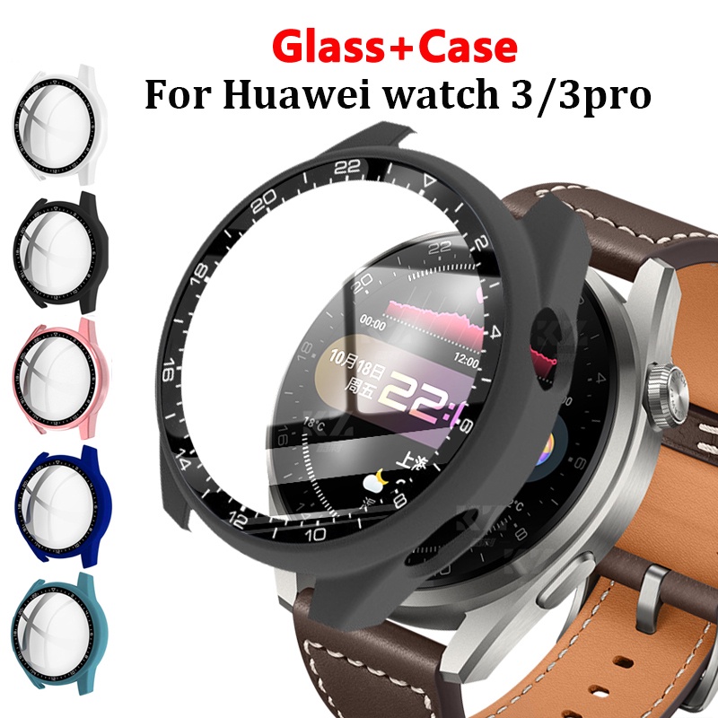 Bộ Kính Cường Lực Bảo Vệ Màn Hình Đồng Hồ Huawei Watch 3 Pro 48mm Kèm Ốp Bảo Vệ