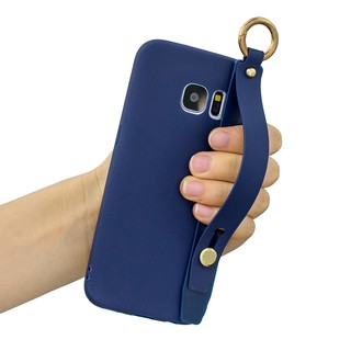 Ốp lưng TPU Dây đeo cổ tay Vỏ điện thoại di động Samsung Galaxy S6/S6 Edge/S7/S7 Edge/S8/S8 Plus