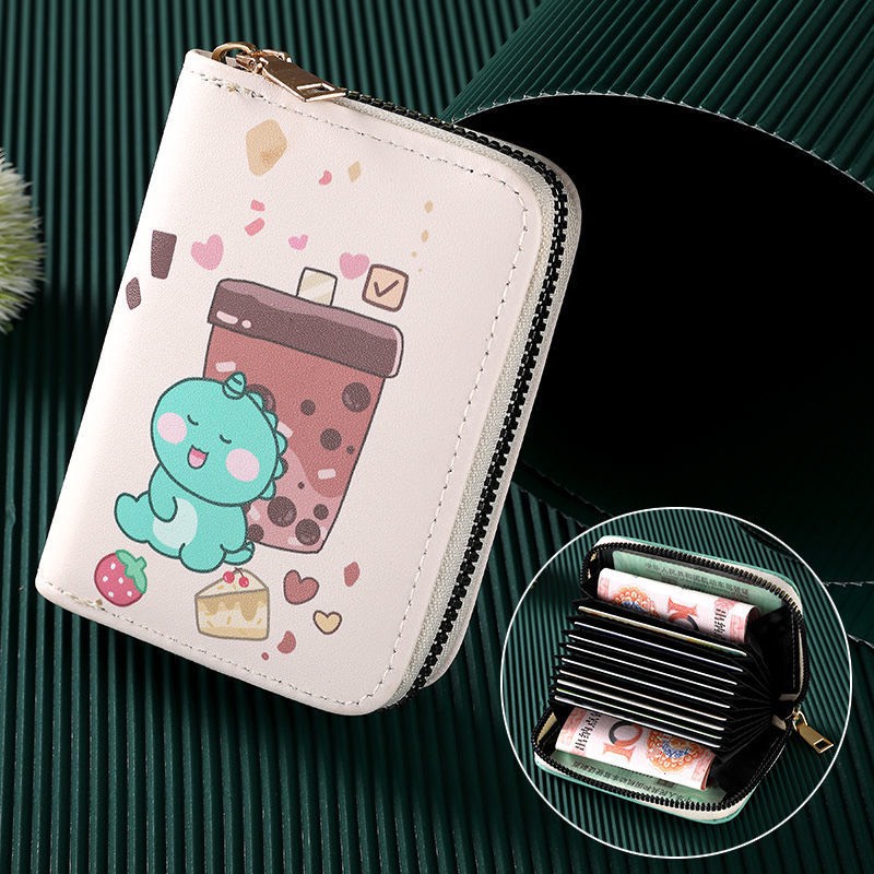 Ví Mini Nhiều Ngăn Tone Màu Xanh Nhỏ Gọn Bỏ Túi Siêu Yêu