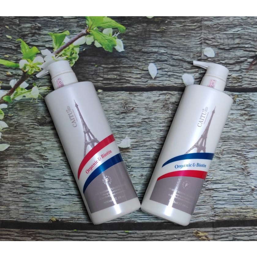 Cặp Dầu Gội Xả CAITU Phục Hồi Tóc Hư Tổn, Hương Thơm Nước Hoa Pháp Thanh Lịch 800mlx2 - Hàng Chính Hãng Pink Cosmetic