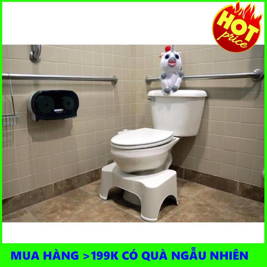 Ghế kê chân toilet chống táo bón. | TẠI HÀ NỘI