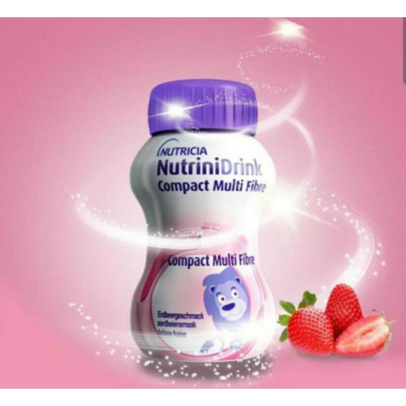 Sữa NutriniDrink Compact Multifiber chai 125ml