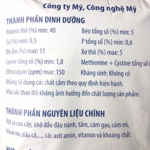 1kg cám cá CARGILL 7414 40% đạm cho cá ăn hoặc dùng câu cá,tra,điêu hồng,chép,rô phi