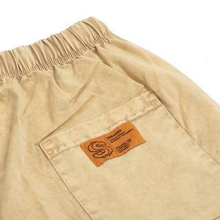 QUẦN SHORT WASHED KHAKI SHORT[SMAKER]