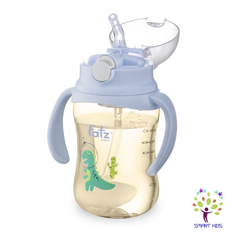BÌNH TRITAN BẬT HÚT 2 TAY CẦM VỚI PHAO 360 ĐỘ 250ML FATZ BABY FB0250NX