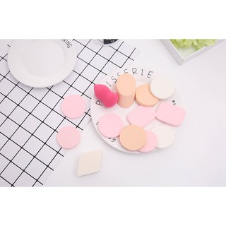 Set 13 bông mút trang điểm