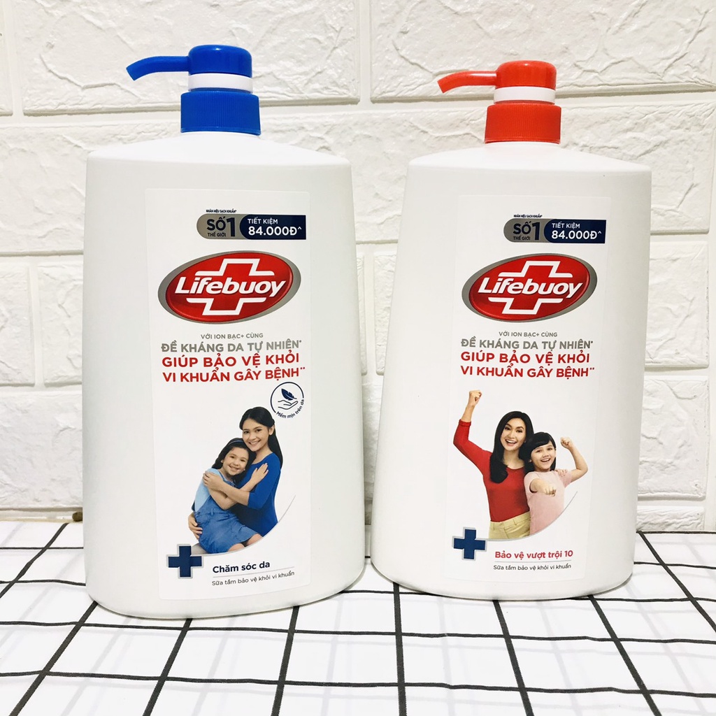 Sữa tắm Lifebuoy 1100g giúp bảo vệ khỏi 99.9% vi khuẩn và ngăn ngừa vi khuẩn lây lan trên da tốt nhất