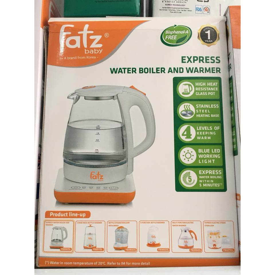 Máy Đun Và Hâm Nước Siêu Tốc Fatz Baby FB3501SL V1543