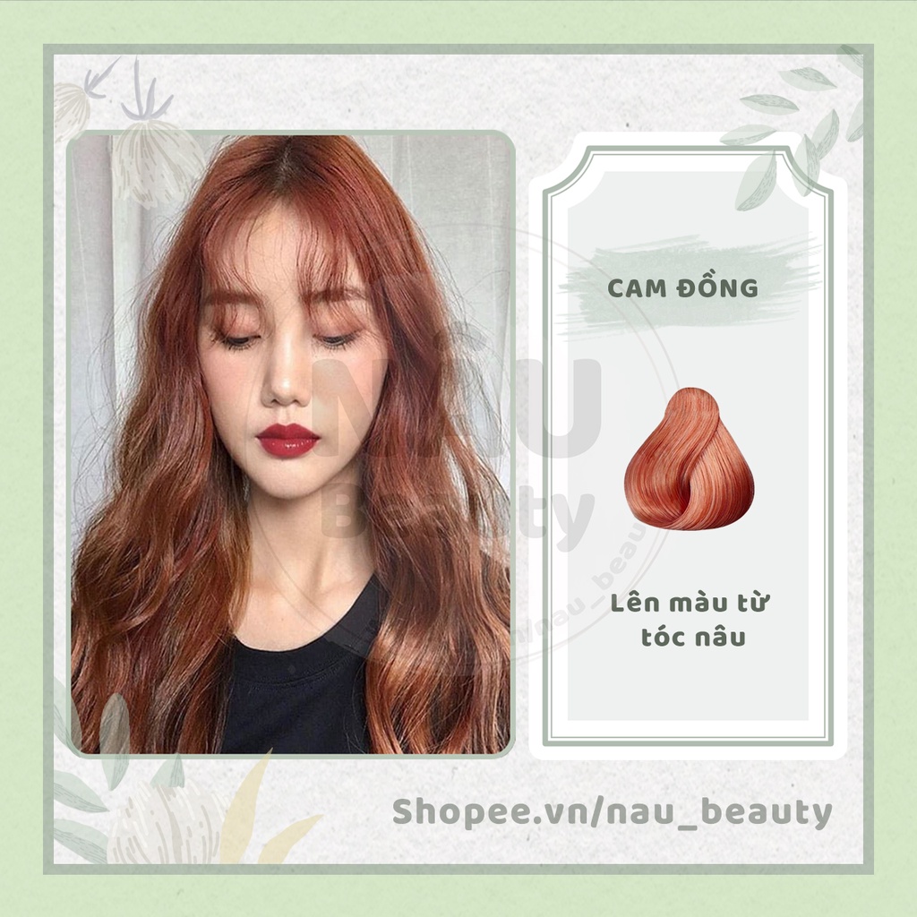 Thuốc nhuộm tóc màu NÂU CAM