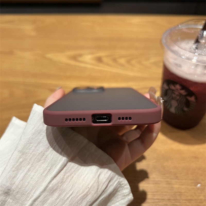 Ốp Điện Thoại Màu Mận Chất Lượng Cao Cho iPhone 12 11 pro max 13 pro max 12pro 13pro 11pro