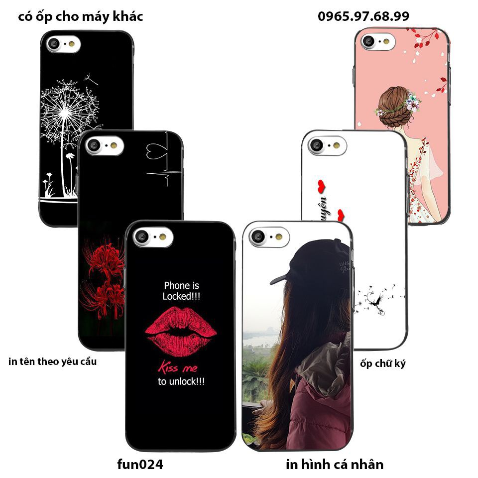 Ốp iPhone 7, 8 hình kissme to unlock - fun024 (Ốp dẻo chống bẩn chống sốc)