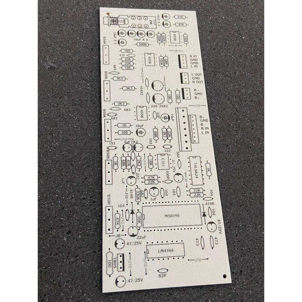 Mạch in PCB echo 50195 xung 74624 phíp thủy tinh cao cấp