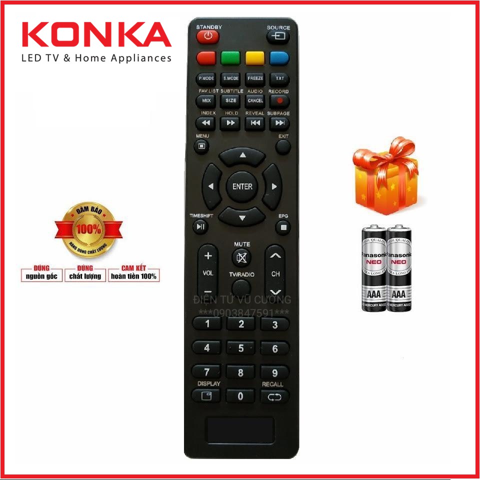 Điều Khiển SmartTV KONKA ( Mẫu 1 )