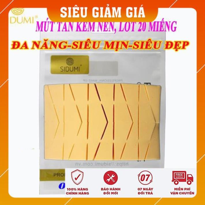 [FreeShip - SALE KHÔ MÁU] Sét 20 miếng mút trang điểm sidumi/Mút tán kem nền, kem lót đa năng, siêu mịn, siêu đẹp