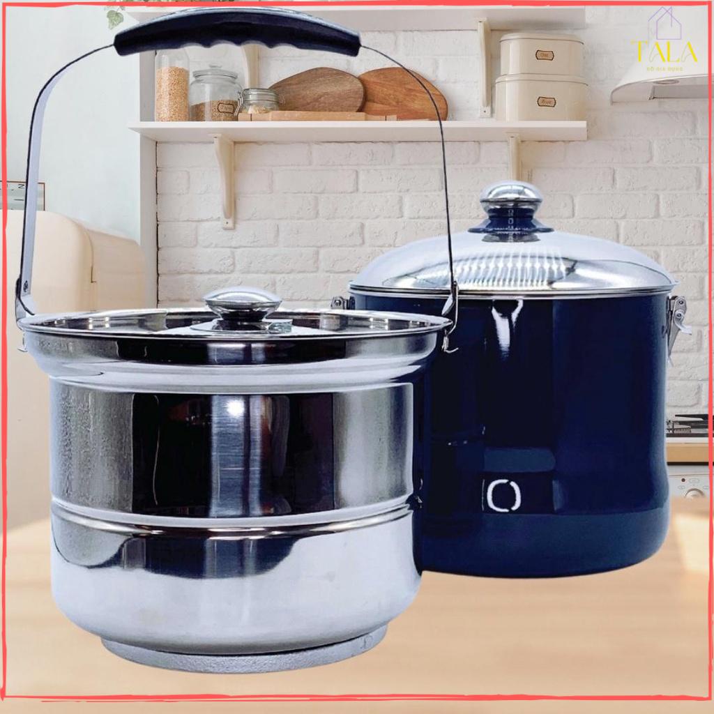 Nồi Ủ Giữ Nhiệt Chân Không 7 Lít Hoàng Gia- Nồi Ủ (Nấu Chậm) Đa Năng Bằng Inox SU304 - Đun Các Loại Bếp Trừ Bếp Từ