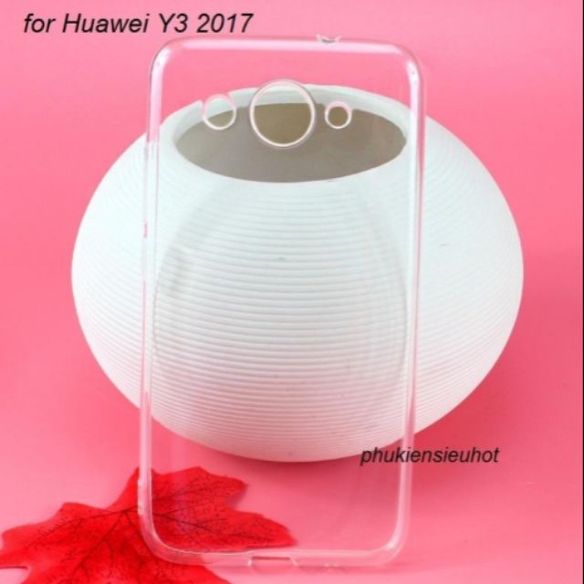 ốp dẻo Huawei Y3 2017 trong suốt