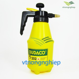 Bình tưới cây DUDACO 2Lít, đầu vòi tùy chỉnh tưới phun sương, tưới phun mưa, phun tia cho vườn hoa lan, cây cảnh