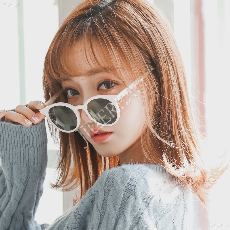 Kính Mát Gọng Tròn Oversized Phong Cách Hàn Quốc Thời Trang Cho Nữ