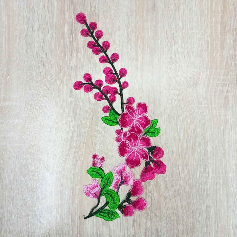 1 Miếng Dán Ủi Thêu Hình Hoa Hồng