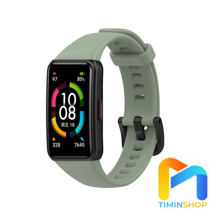 Dây đeo Huawei/ Honor Band 6 - Chất TPU mềm mịn, kèm 2 khóa gốc