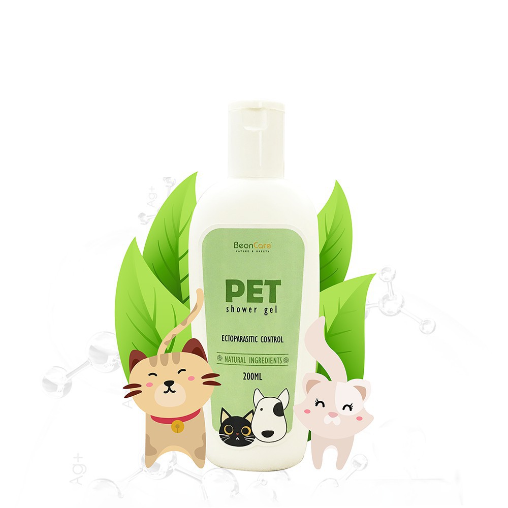 Sữa tắm cho thú cưng ❤️FREESHIP❤️ Sữa tắm cho chó, mèo BEON CARE chai 200ml