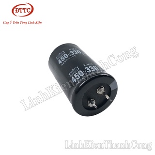 Bộ 2 Chiếc Tụ Hóa 330uF 450V Chân Cứng 30x50mm (Tháo Máy)