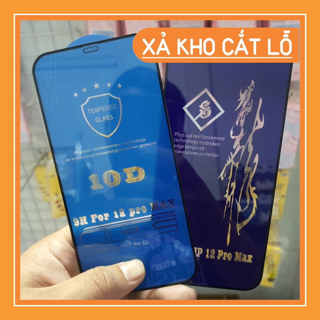 [Mua cường lực tặng phụ kiện] [Xả kho cắt lỗ] [TẶNG KÈM SP PHỤ] Kính Cường Lực IPhone 10D Bóng Full Màn Đủ Các Dòng Từ I