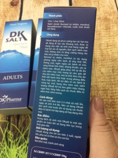 Dung dịch vệ sinh mũi DK SALT