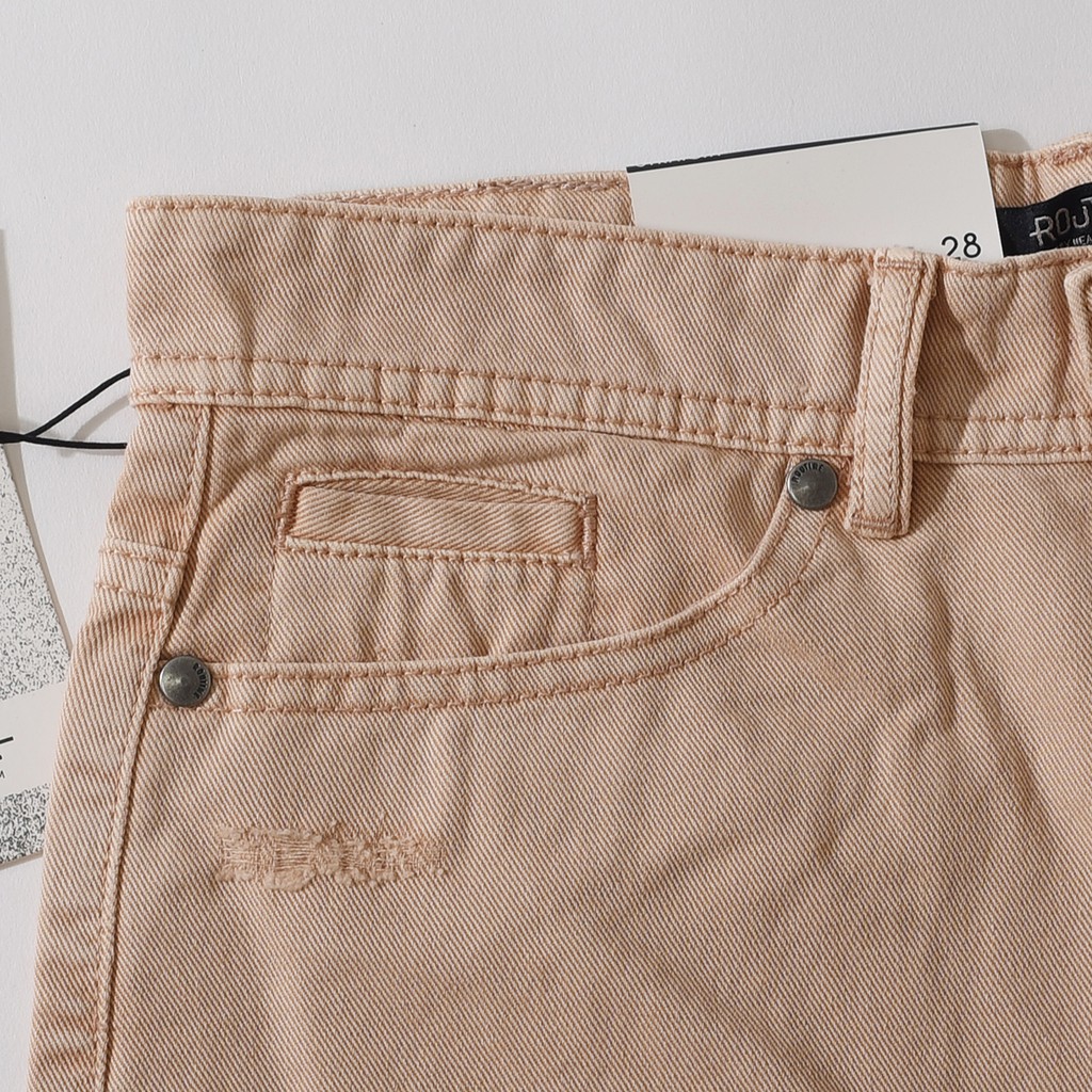 Quần short jean nam rách Routine 04