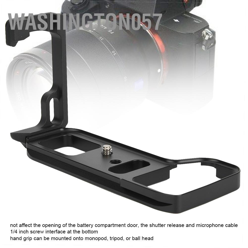 Có thể bán buôn Kim loại phát hành nhanh Giá đỡ tấm L Giá đỡ tay dọc cho Máy ảnh Sony A9 A7R3 M3 Washington057 Hàng giao ngay