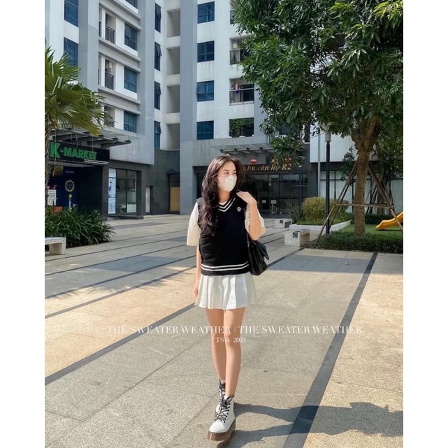 Áo len gile mác A mẫu mới Hàn Quốc siêu chất | BigBuy360 - bigbuy360.vn