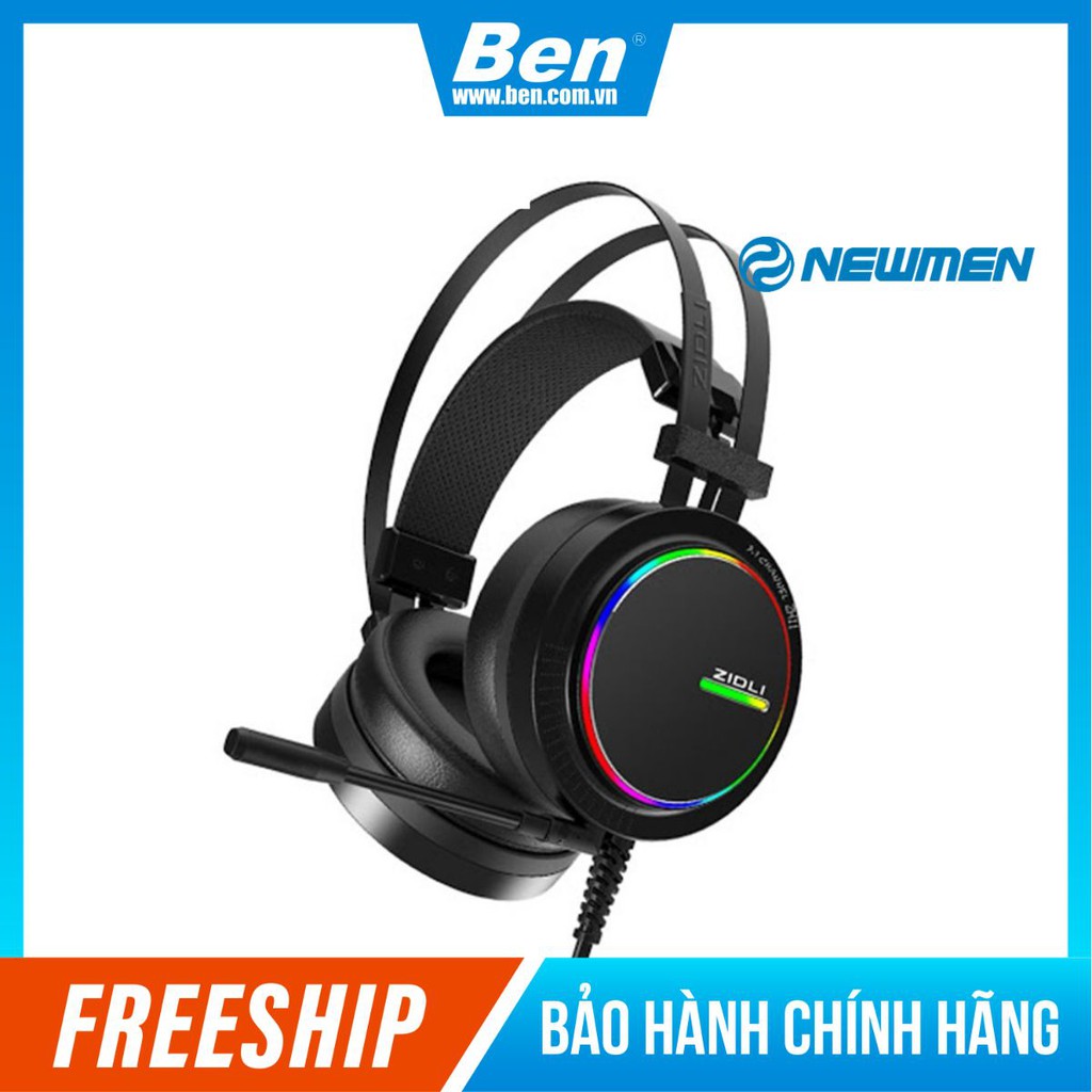 Tai nghe Gaming ZIDLI ZH11S (7.1, USB, RGB, Mic LED 360) - Hàng Chính Hãng