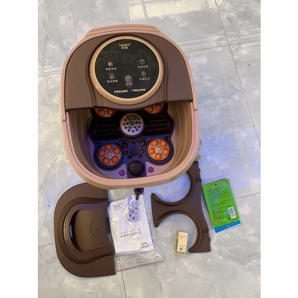 Máy Massage Chân, Bồn Ngâm Chân Lesen BẢN MỚI NHẤT Chính Hãng CÓ TIẾNG VIỆT, Làm Thư Giãn Đôi Chân Khỏe Mạnh